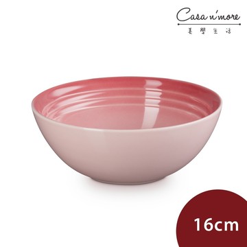 Le Creuset 早餐穀片碗 16cm 薔薇粉 無紙盒 餐碗 沙拉碗 料理碗  [美學生活]
