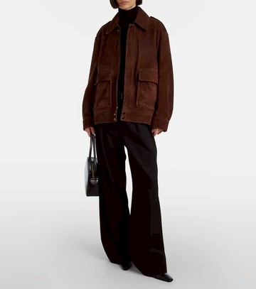 Nour Hammour Drey suede field jacket