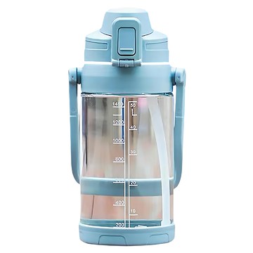 運動噴霧冷水杯 800ml  藍色  1個