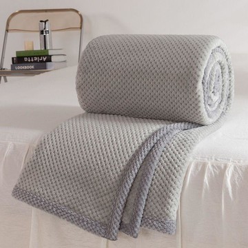 鋪蓋兩用午休毯夏季空調被居家沙發墊毯加絨床單學生宿舍蓋毯床鋪