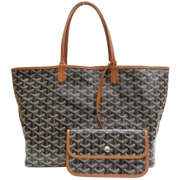 GOYARD 高雅德 棕色 帆布 Saint Louis PM 托特包 肩背包 【二手名牌BRAND OFF】