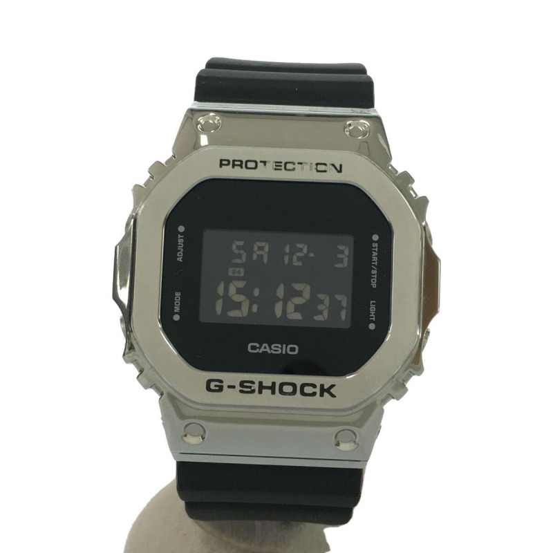 クォーツ腕時計・G-SHOCK/デジタル/ラバー/BLK/GM-5600B-1JF