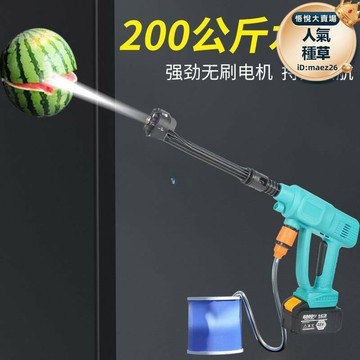 大藝款電動洗車神器高壓無線水槍鋰家專用充電式強力多包