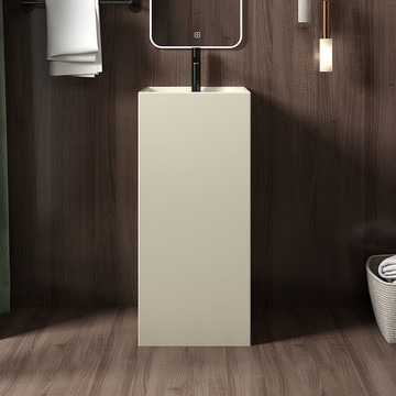 免運 開立發票  立柱式洗臉陶瓷洗手盆立柱盆一體落地式洗手池立式洗手臺方形柱盆 最低價 快速出貨