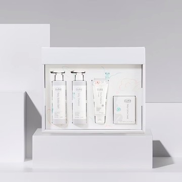 【安琪兒婦嬰百貨】台灣 Baan 貝恩 嬰兒禮盒 四件組