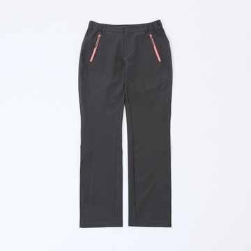 ADISI 女彈性撥水透氣恆溫快乾機能長褲 AP2521047 雲灰 (S-2XL)｜魚鱗褲 防潑水 磨毛保暖 快乾