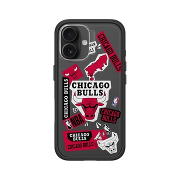 iPhone 16 Mod NX 黑 - NBA - 拼貼系列-芝加哥公牛 Chicago Bulls - Collage