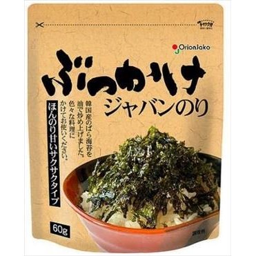 送料無料 オリオンジャコー ぶっかけジャバンのり 60g×6個