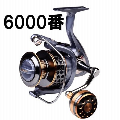 送料無料 フィッシング 遠投 リール スピニングリール 5000番 釣り 海水 淡水 ギア比5 2 1 ハンドル左右交換 通販 Lineポイント最大get Lineショッピング