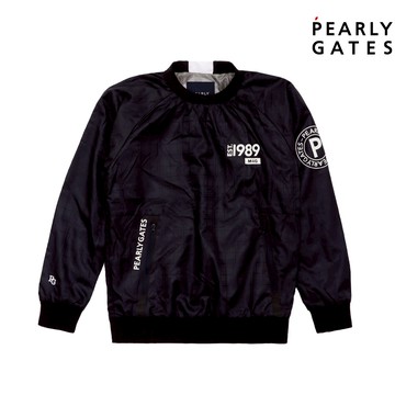 【ṔEARLY GATES】女款黑色立體剪裁防風蓄熱經典款運動上衣 JLTS21008