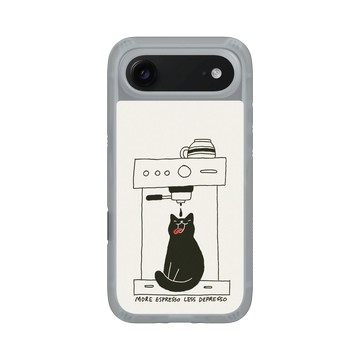 iPhone Air AirX 流變灰 - ilovedoodle (Lim Heng Swee) - Coffee Cat: 多點濃縮，少點憂鬱