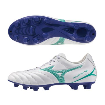美津濃足球鞋 MIZUNO MONARCIDA NEO III SELECT 男女款 足球鞋 運動鞋 釘鞋 寬楦 白藍綠