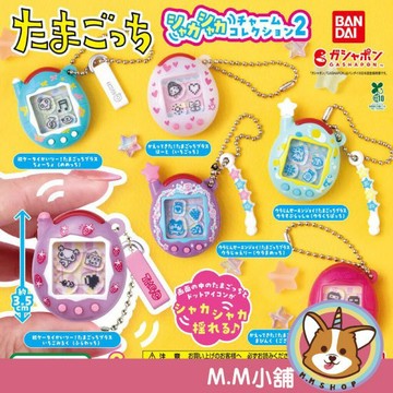 【M.M小舖】『現貨』 BANDAI 轉蛋 扭蛋 塔麻可吉搖搖吊飾P2 2 寵物雞 蛋 搖搖 壓克力 吊飾 全6款