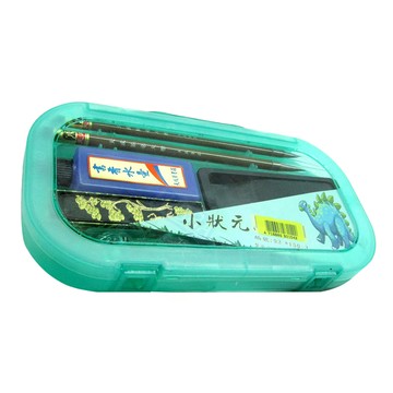 天成筆墨莊 中狀元文房寶盒 恐龍圖案  1個