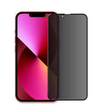 T.G Apple iPhone 13 mini 5.4吋 防窺滿版鋼化膜手機保護貼(防爆防指紋)