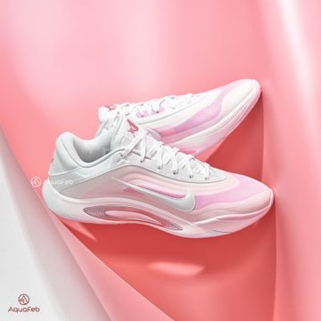 Nike A ONE EP 女鞋 男段 粉白色 緩震 運動 包覆 耐磨 實戰 籃球鞋 FZ8606-101