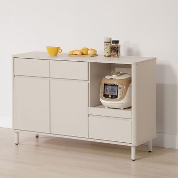 MUNA家居  曼尼亞4尺餐櫃下座    121.2X40X79.2cm