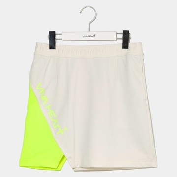 女士-彈力拼色短裙