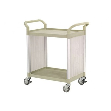 來而康 耀宏 YH501-1 塑鋼二層推車 加圍板 附輪 手推車 塑鋼推車 工作車 UD藥車 麻醉車 護理車