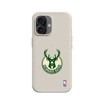 iPhone 17 SolidX 貝殼灰 - NBA - Logo-密爾瓦基公鹿 Milwaukee Bucks