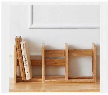 書架 實木可伸縮書立架大號學生用桌上書架桌面書立書靠書夾高中生創意