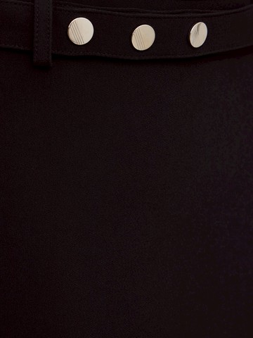 Viscose Blend Belted Mini Skirt