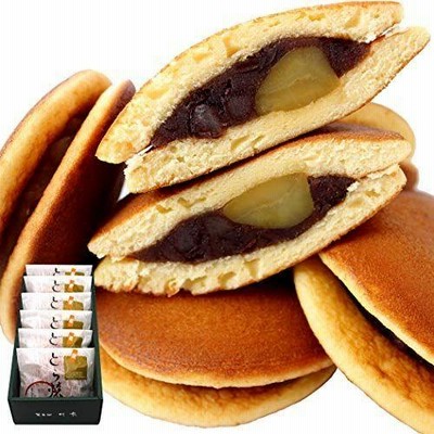どら焼き (栗入り 6個箱入り)