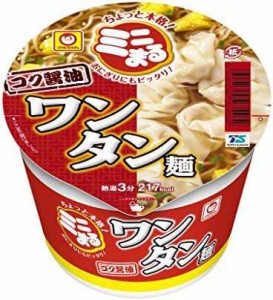 マルちゃん ミニまる コク醤油ワンタン麺 46g×12個 (ミニサイズ)