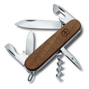 【Victorinox 瑞士維氏】瑞士刀 橄欖木 WINE MASTER 6用刀 130mm (0.9701.64)【墊腳石】