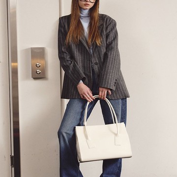 韓國製 MUR New Day Bag Vegan Leather 包包 (Ivory)