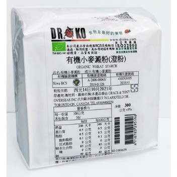 隔日配 DR.OKO有機小麥澱粉(澄粉) 300g  #無筋麵粉@