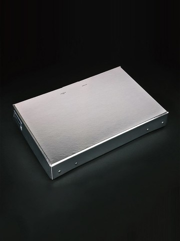 Document Clutch File Organizer Bag [Silver]