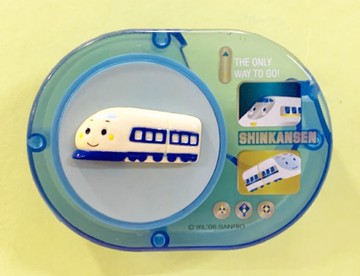 【震撼精品百貨】Shin Kan Sen 新幹線~三麗鷗新幹線迷你/攜帶型膠台-藍#81999