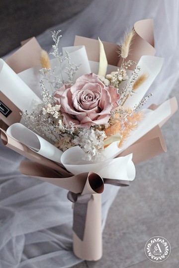 包裝花束 / 不凋花系列 / 厄瓜多永生玫瑰花束