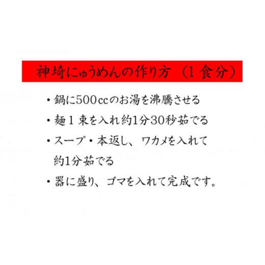 ふるさと納税 佐賀県 神埼市 2分30秒でできる『神埼にゅうめん』スープ付 20袋入 (H014112)