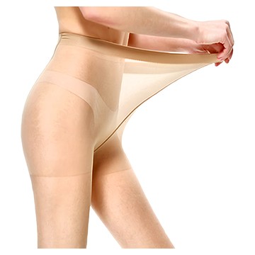 Amiss 機能感 加大耐微透膚褲襪 40D 6件  XL~4XL  膚色