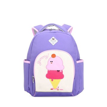 【BEATRIX NEW YORK】經典刺繡國小護脊輕量書包／適用身高100-120cm／冰淇淋