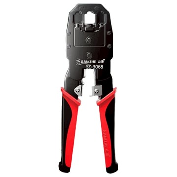 山澤專業級8P6P4P三用省力電話網路線水晶頭壓接剝剪線鉗工具組  1組