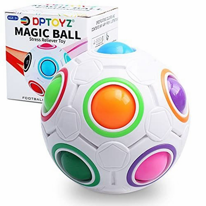 Dptoyzレインボーフィジェットボールパズルボールフィジェットおもちゃキューブボールパズルゲーム楽しいストレスリリーバーマジックボールブレイン 通販 Lineポイント最大0 5 Get Lineショッピング