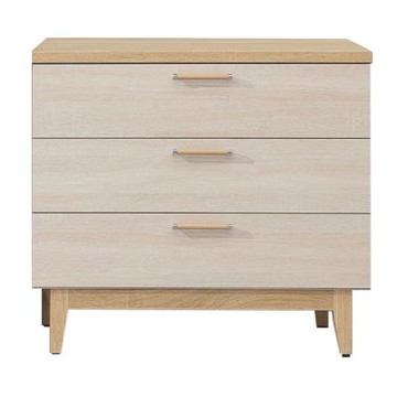 文創集 法西2.7尺三抽斗櫃-80.4x40.3x72.1cm免組