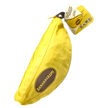 BANANAGRAMS 香蕉拼字遊戲 香蕉造型收納袋  1組