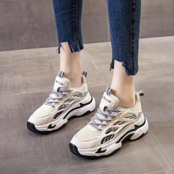 新款老爹鞋內增高小碼女鞋313233厚底顯腳小2025運動休閑鞋厚底秋