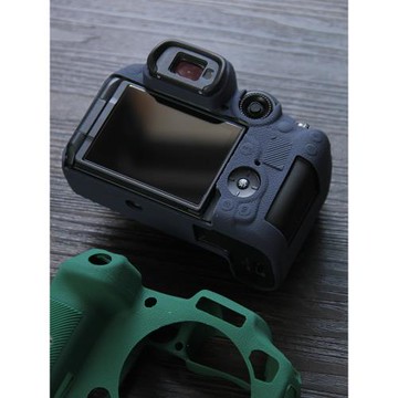 適用佳能R7相機套CANON eos r7硅膠套荔枝紋R8保護套相機配件