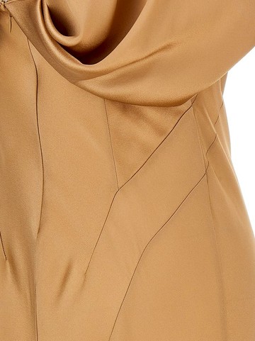 Alberta Ferretti Long Satin Dress