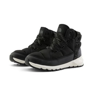 The North Face 北臉 休閒鞋 女鞋 靴子 雪靴 防潑水 透氣 保暖 抓地 W THERMOBALL LACE 黑 NF0A817WKT0