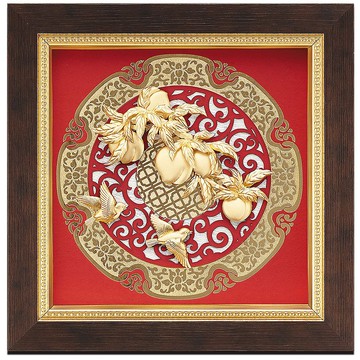 桃李滿門│教育界禮物、謝師禮品 特別推薦│金箔畫│聖誕禮物