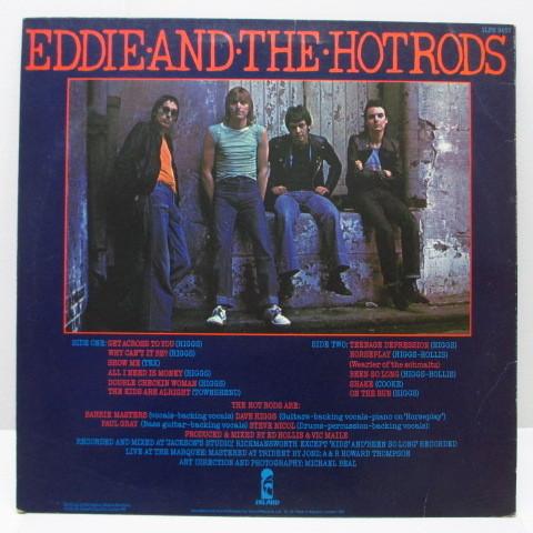 EDDIE  THE HOT RODS☆激レアポスター付76年UKオリジ1ST LP☆