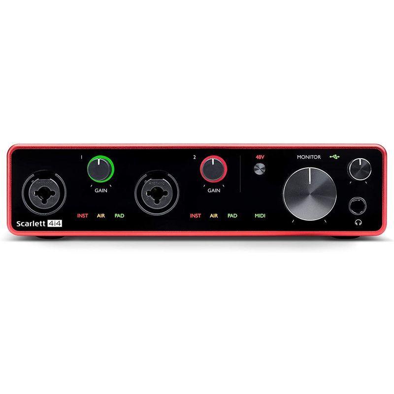 Focusrite フォーカスライト Scarlett 4i4 G3 USB 2.0 Type C オーディオ・インターフェース