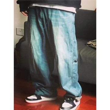 BTTJOB水洗元年拉筒包邊牛仔褲
