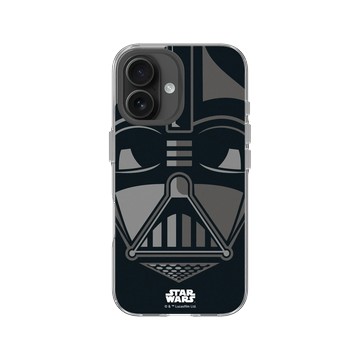 iPhone 16 Clear 透明 - 迪士尼-星際大戰 Star Wars - 黑武士-大臉系列